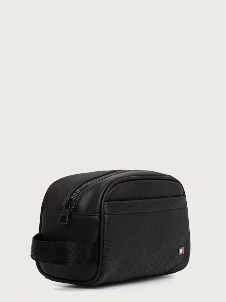Tommy Hilfiger Kozmetični kovček Th Foundation Washbag črna