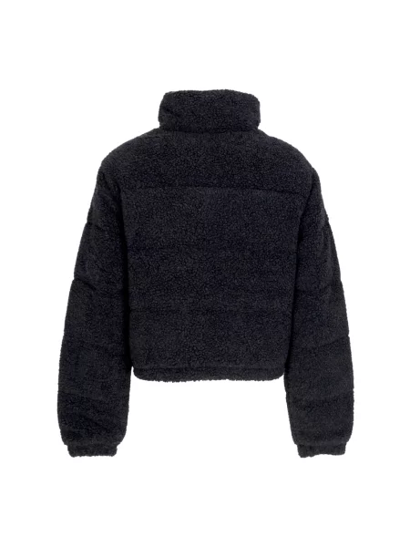 Kurtka puchowa Tommy Hilfiger typu teddy czarna