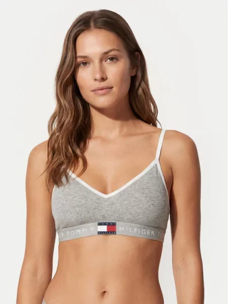 Tommy Hilfiger Σουτιέν τοπ Ανοιχτό γκρι