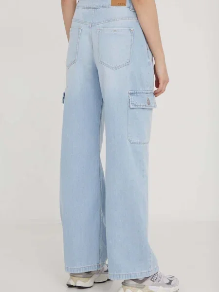 Džíny Roxy high waist modré