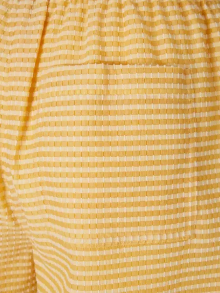 Pantaloni Simkhai în carouri galben