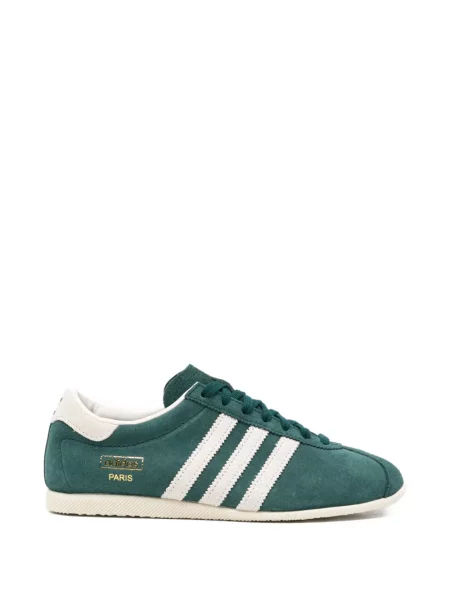 Sneakerși Adidas din piele de căprioară verde