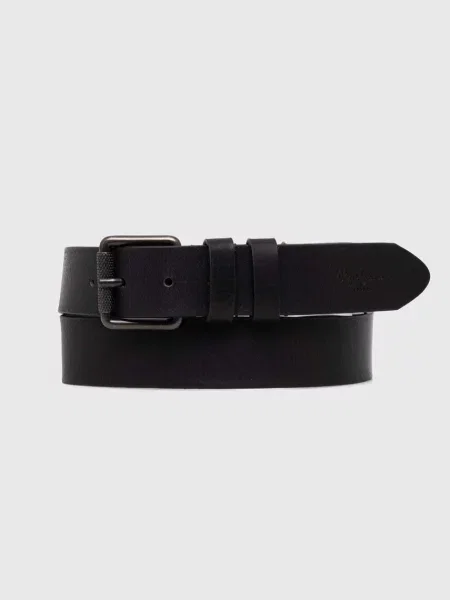 Кожен колан Pepe Jeans TATE BELT черно