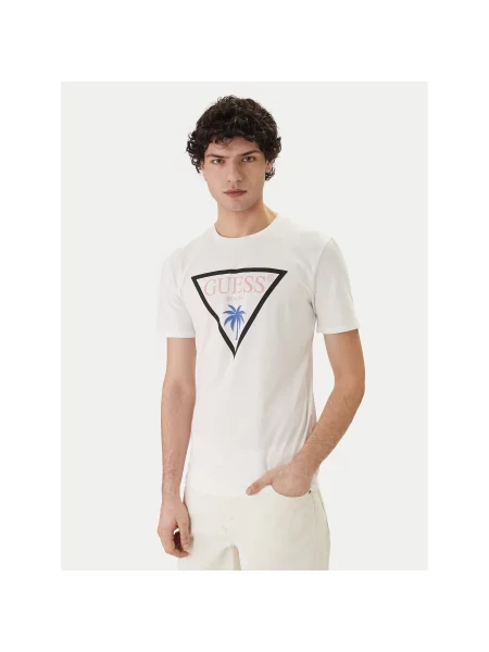 Guess T-shirt Slim Fit bijela