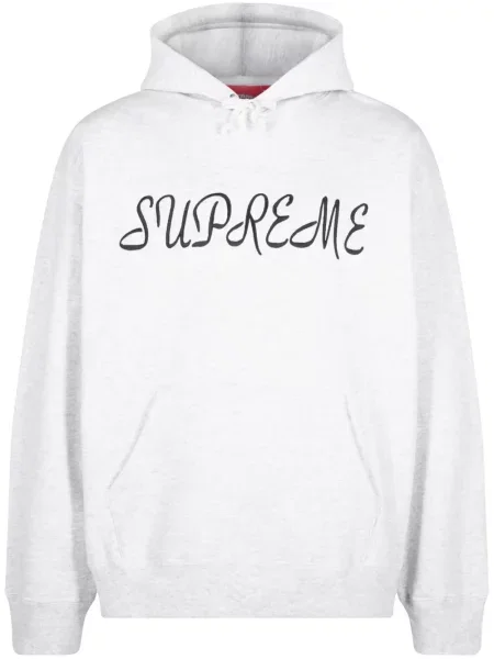 Hanorac cu glugă Supreme gri