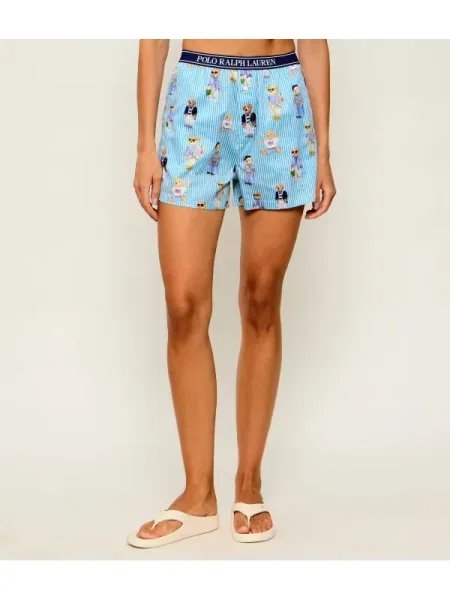 LAUREN RALPH LAUREN Pantaloni scurți de pijama | Relaxed fit albastru
