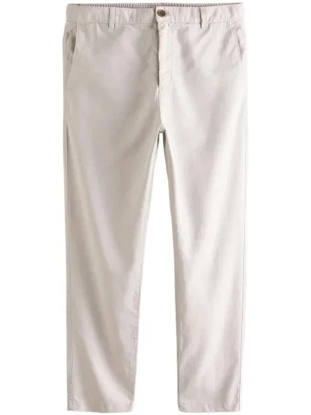 Next Chino kalhoty světle šedá