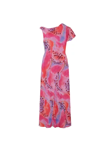 Scalpers Rochie / portocaliu / roz / roz albastru