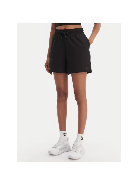 Reebok Športne kratke hlače Jacqueline Regular Fit črna