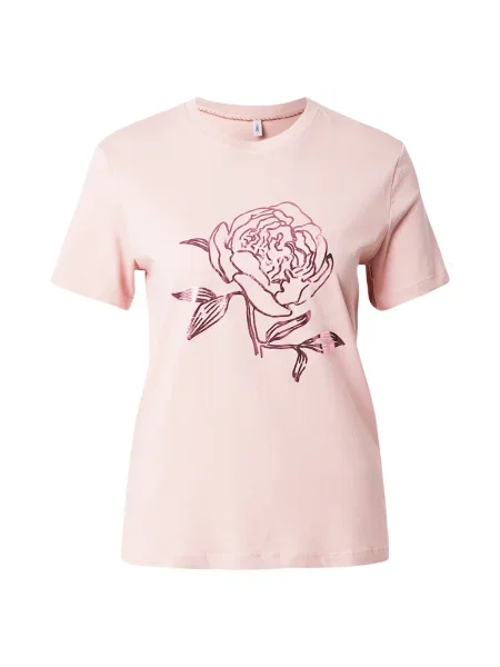 ONLY Tricou ONLKITA / pastel roz