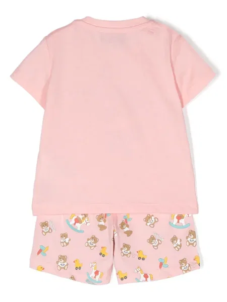 Szorty dziecięce Moschino różowe