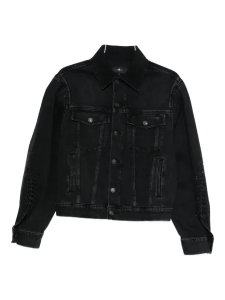 Geacă de blugi 7 For All Mankind negru