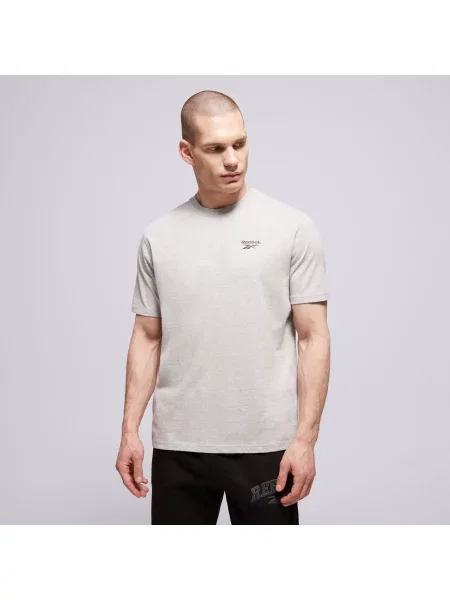 Reebok T-Shirt Cody Small Logo Crew Neck szara