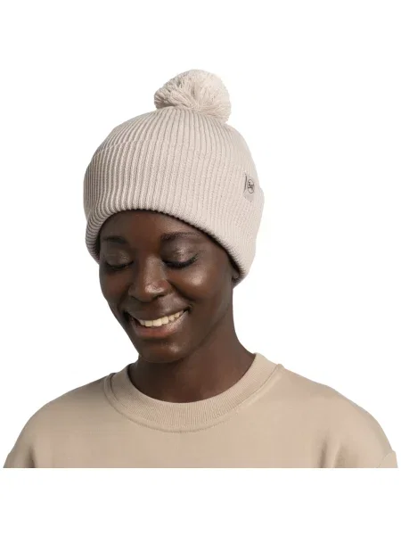 Buff Kapa Knitted Beanie Renvi siva