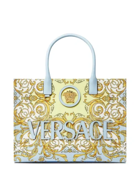 Geantă Versace cu imagine albastru