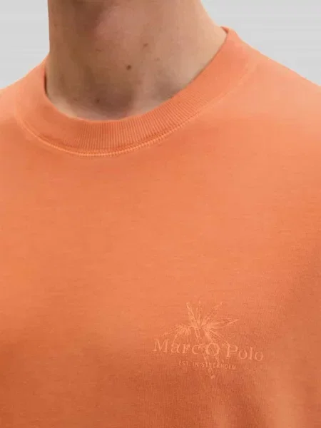 T-shirt o kroju loose fit z czystej bawełny Marc O'polo