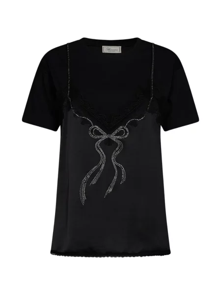 Stras tricou Blumarine negru