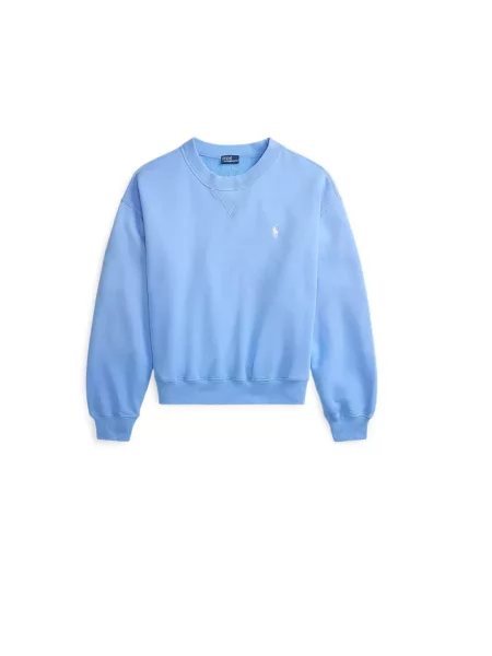 Bluza nierozpinana Polo Ralph Lauren polarowa niebieska