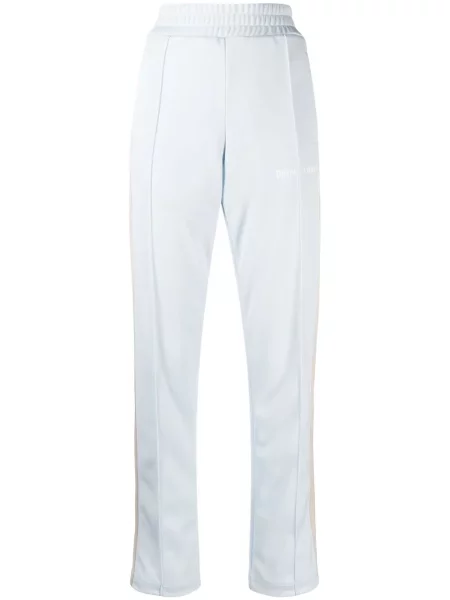 Pantaloni Palm Angels cu dungi alergare albastru