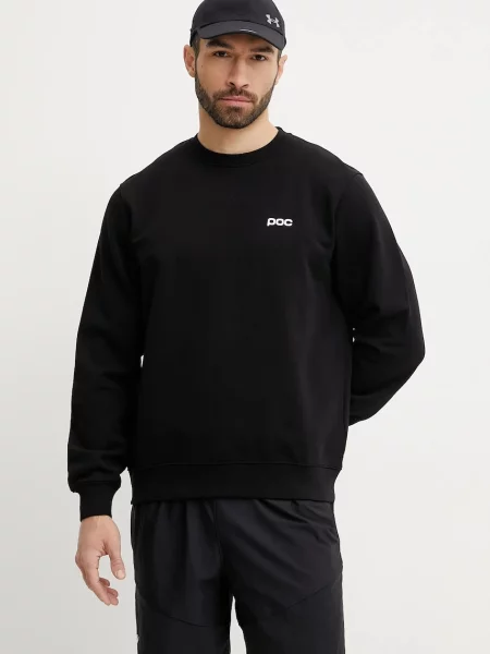 Dukserica POC za muškarce melanž crna