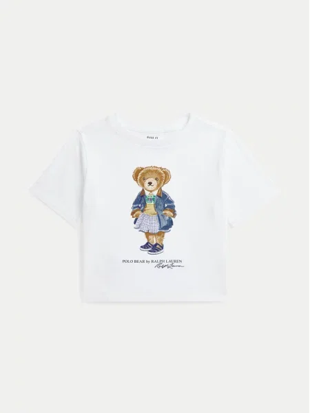 Polo Ralph Lauren Футболка Boxy Fit білий