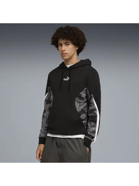 PUMA bluza z kapturem Camo Odzież S czarny