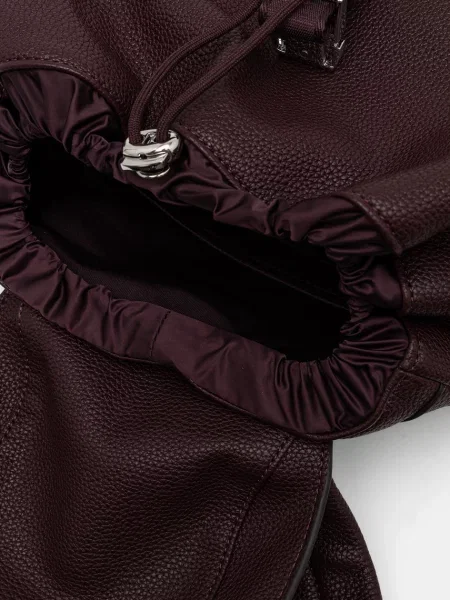 Calvin Klein Hátizsák Weebbing Strap Flap Backpack Bordó