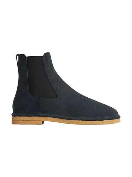 Sztyblety Bottega Veneta zamszowe niebieskie
