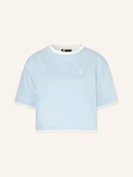 Maje Koszulka blau biała
