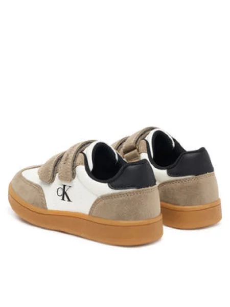 Laisvalaikio batai Calvin Klein Low Cut Velcro Sneaker M smėlio