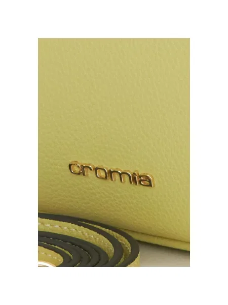 Сумка міні-бег шкіряна салатова Cromia зелена