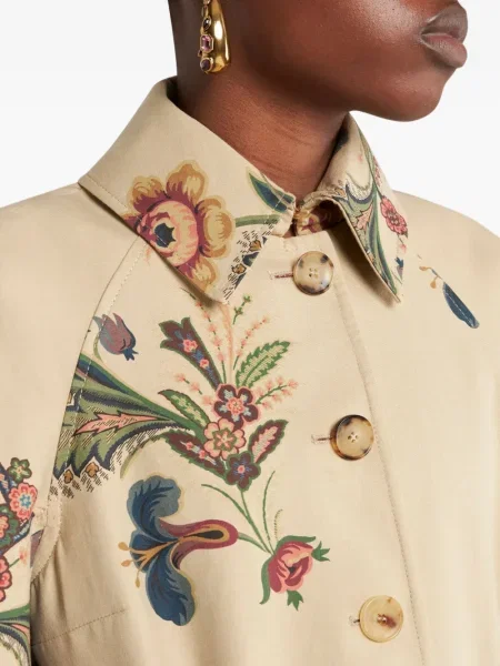 Geacă Etro cu model floral cu imagine