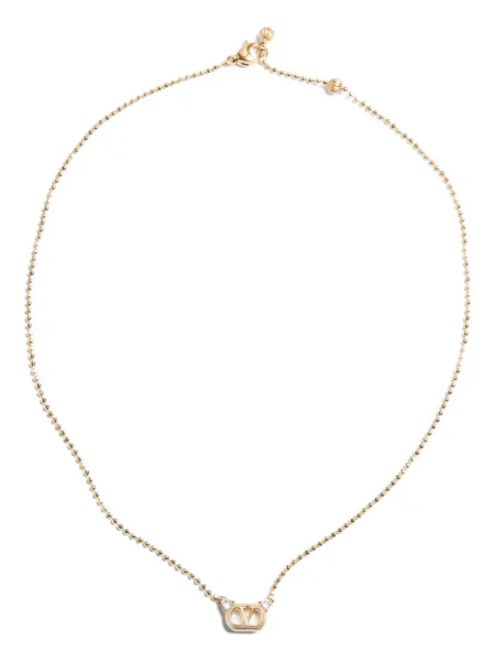 Colier Valentino Garavani de cristal auriu