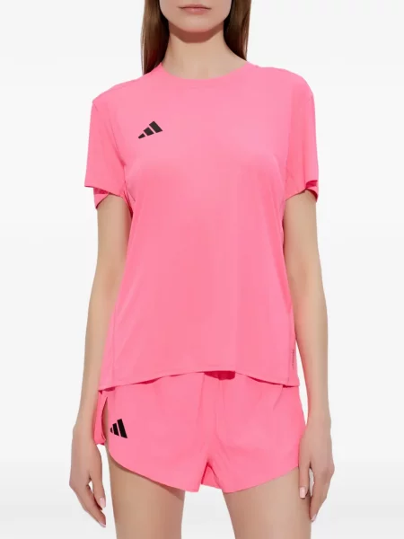 Prugasta tenis suknja hlače Adidas s printom crvena