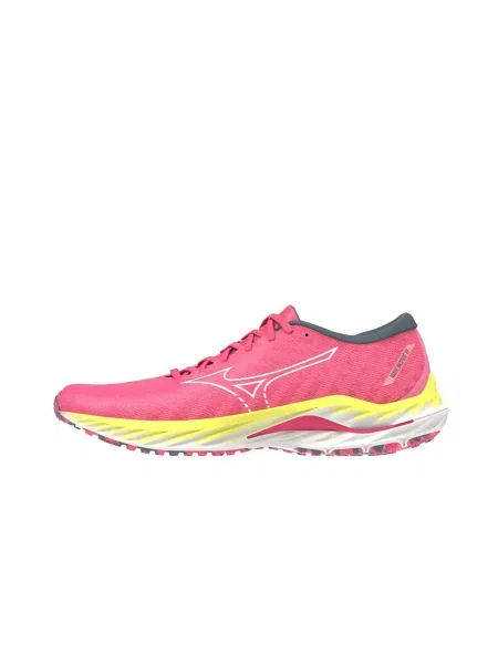 Olcsóbban. Női futócipő Mizuno Wave Inspire 19 hi vis rózsaszín/ hófehér/ luminous. Méret: EU rózsaszín
