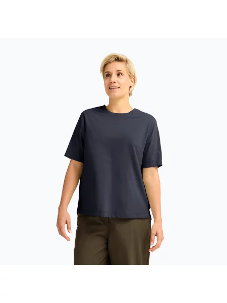 Tricou de trekking pentru femei Jack Wolfskin Travel T dark navy