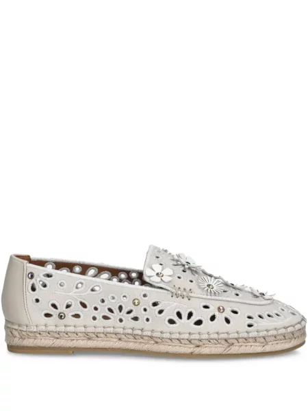 Espadrile Kurt Geiger London cu broderie gri