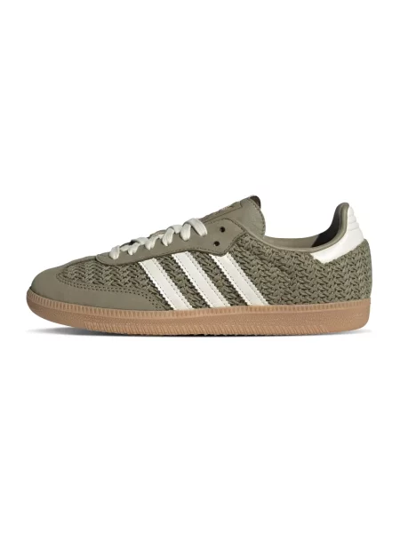 Sneakersy Adidas Samba zamszowe zielone