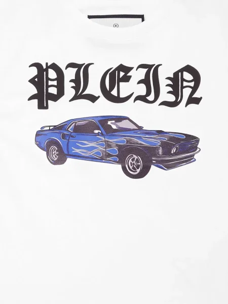 Koszulka dziecięca Philipp Plein biała