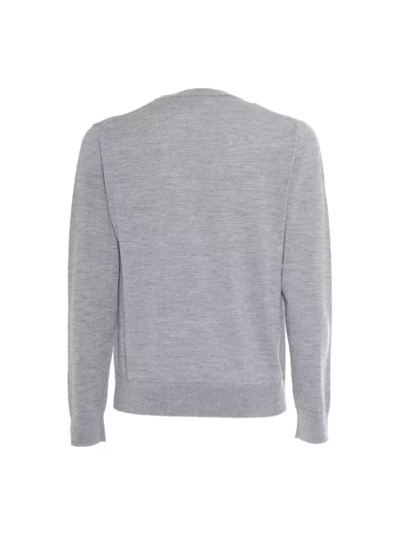 Sweter Ballantyne z kaszmiru szary