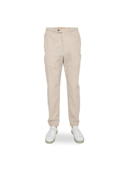 Spodnie Emporio Armani beżowe