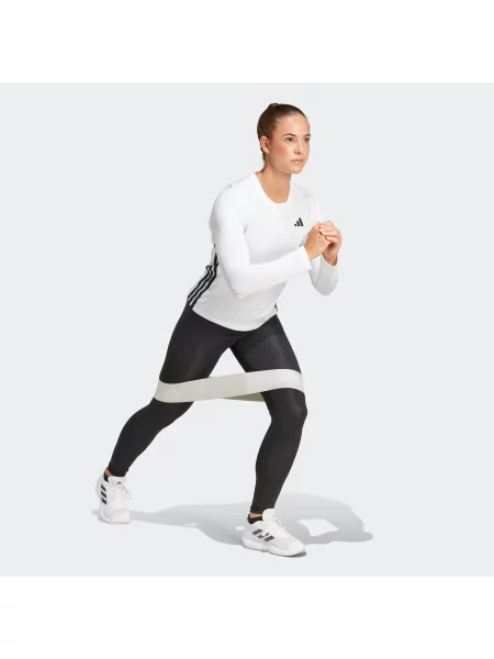 ADIDAS PERFORMANCE Funkčné tričko čierna biela