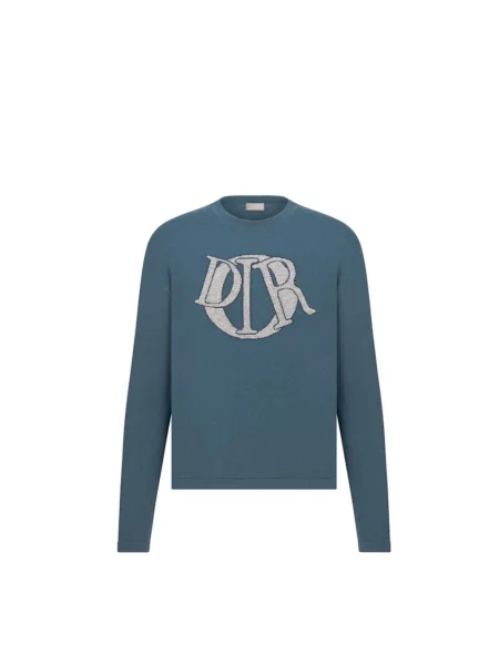 Sweter Dior niebieski