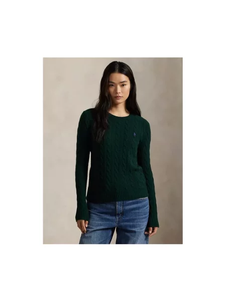 Polo Ralph Lauren sweter z dodatkiem kaszmiru zielony