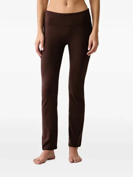 Leggings Casall cu broderie maro