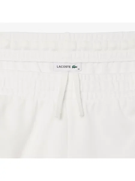 Lacoste Spodnie Dresowe Z Polaru Z Logo zielone