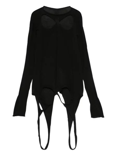 Дълго пуловер Rick Owens черно