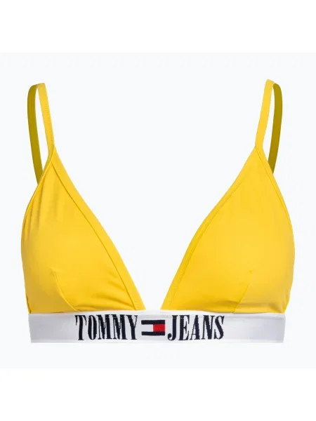 Olcsóbban. Tommy Hilfiger Triangle Rp fürdőruha felső. Méret: XL sárga