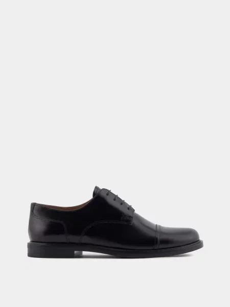Кожаные туфли Emporio Armani черные