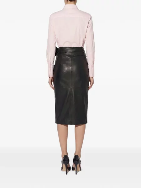 Cu centură fustă Elisabetta Franchi negru